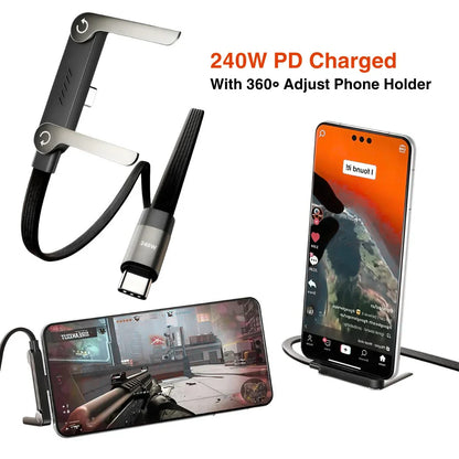 Type-C fast charger with holder - Saadiq.pk
