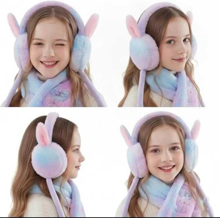 Cute Bunny Ear Warm Earmuffs for Kids | Soft Winter Ear Warmers