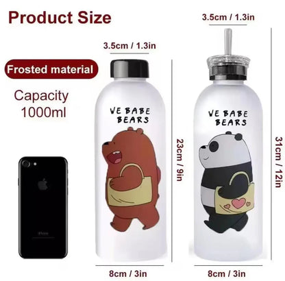 1 litre cute bear water bottle - buy in Pakistan
