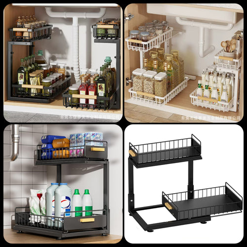 2 Tier Under Sink Organizer