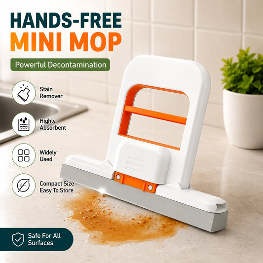 Portable Hands-Free Mini Floor Mop for Easy Cleaning