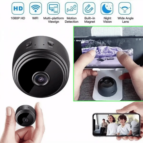 A9 Mini WiFi Camera (1080P) - Saadiq.pk