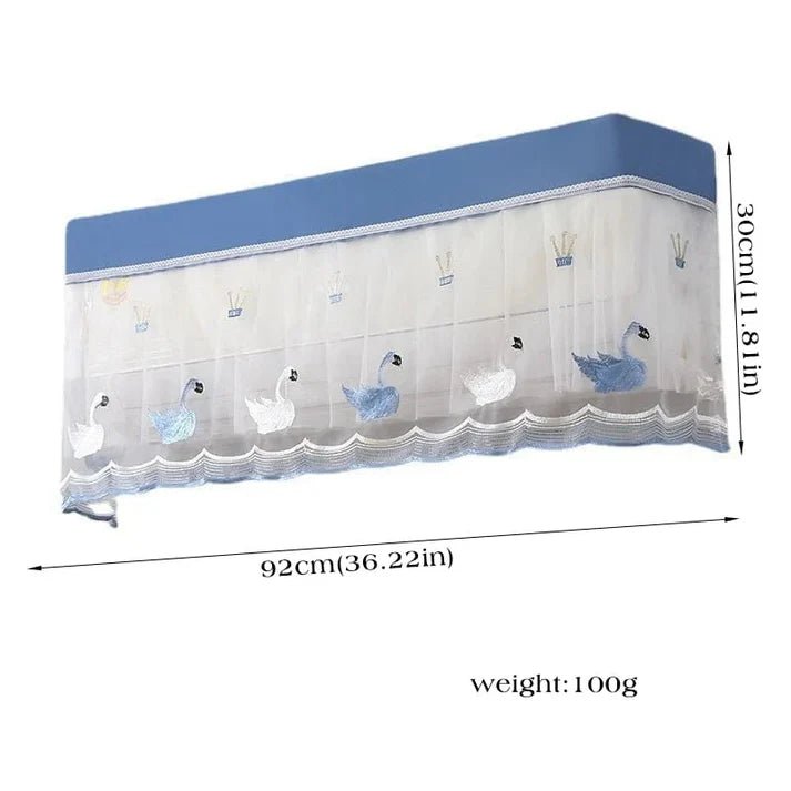 AC Dust Cover | Washable Decorative Air Conditioner Cover - Saadiq.pk