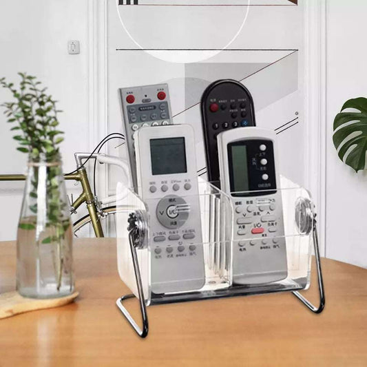Acrylic 6 Grid Remote Control Stand - Saadiq.pk