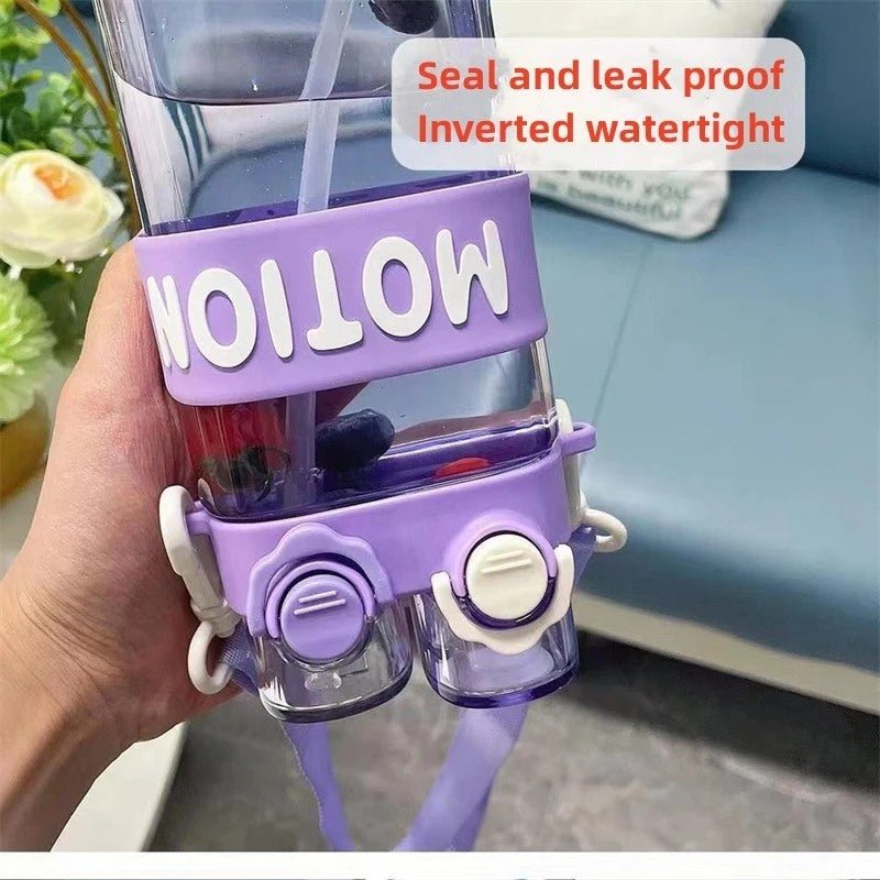 Acrylic Motion Water Bottle - Saadiq.pk