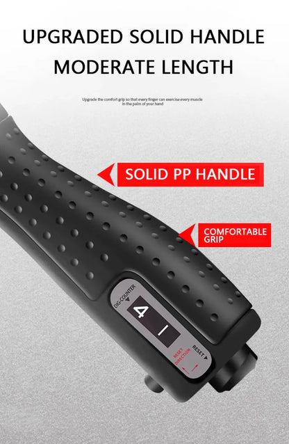 Adjustable Hand Grip Strengthener with Digital Counter – 10–60kg Hand Gripper for Forearm, Wrist & Finger Exercise - Saadiq.pk