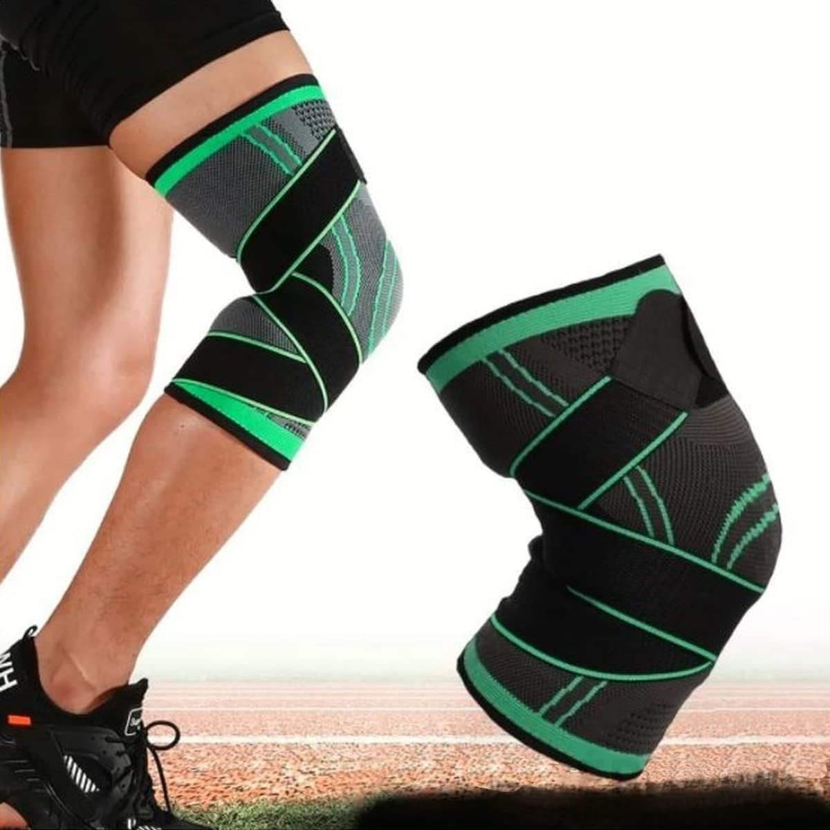 Adjustable Knee Support Strap for Sports, Running, Gym & Fitness Training - Saadiq.pk