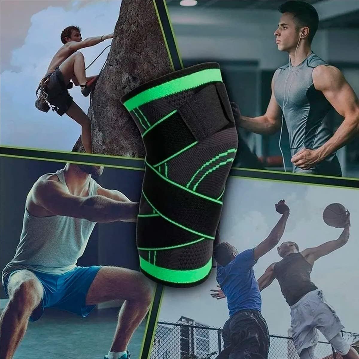 Adjustable Knee Support Strap for Sports, Running, Gym & Fitness Training - Saadiq.pk