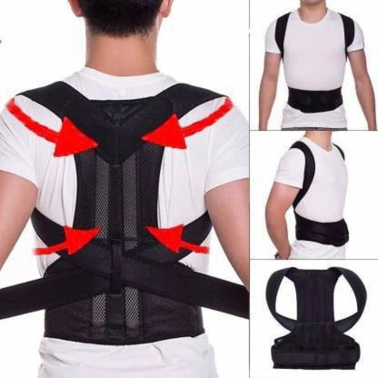 Adjustable Shoulder & Back Alignment Belt – Daily Fit & Posture - Friendly Strap - Saadiq.pk