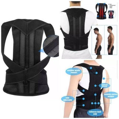 Adjustable Shoulder & Back Alignment Belt – Daily Fit & Posture - Friendly Strap - Saadiq.pk