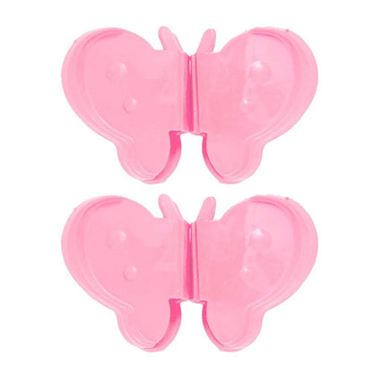 Anti - Scald Magnetic Butterfly Clip – Silicone Heat - Resistant Pot Holder (2 Pcs) - Saadiq.pk