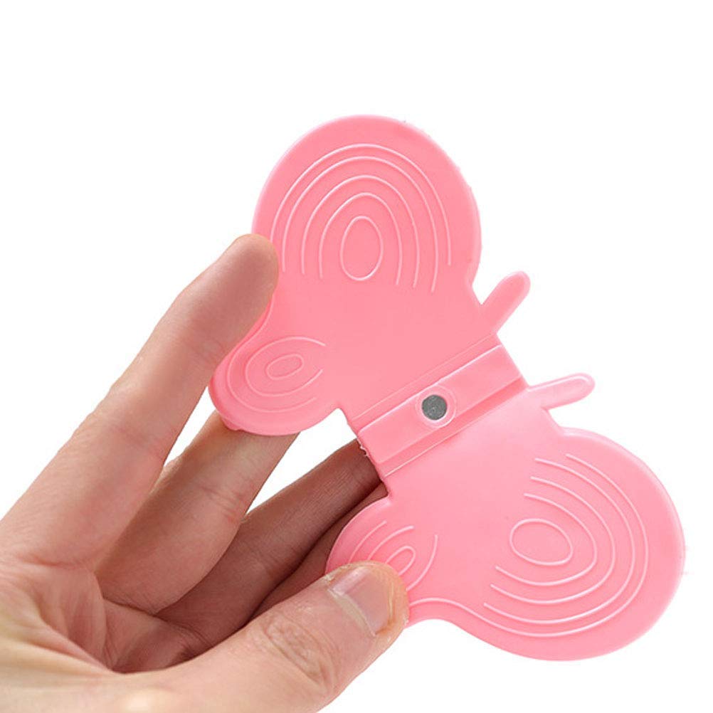 Anti - Scald Magnetic Butterfly Clip – Silicone Heat - Resistant Pot Holder (2 Pcs) - Saadiq.pk