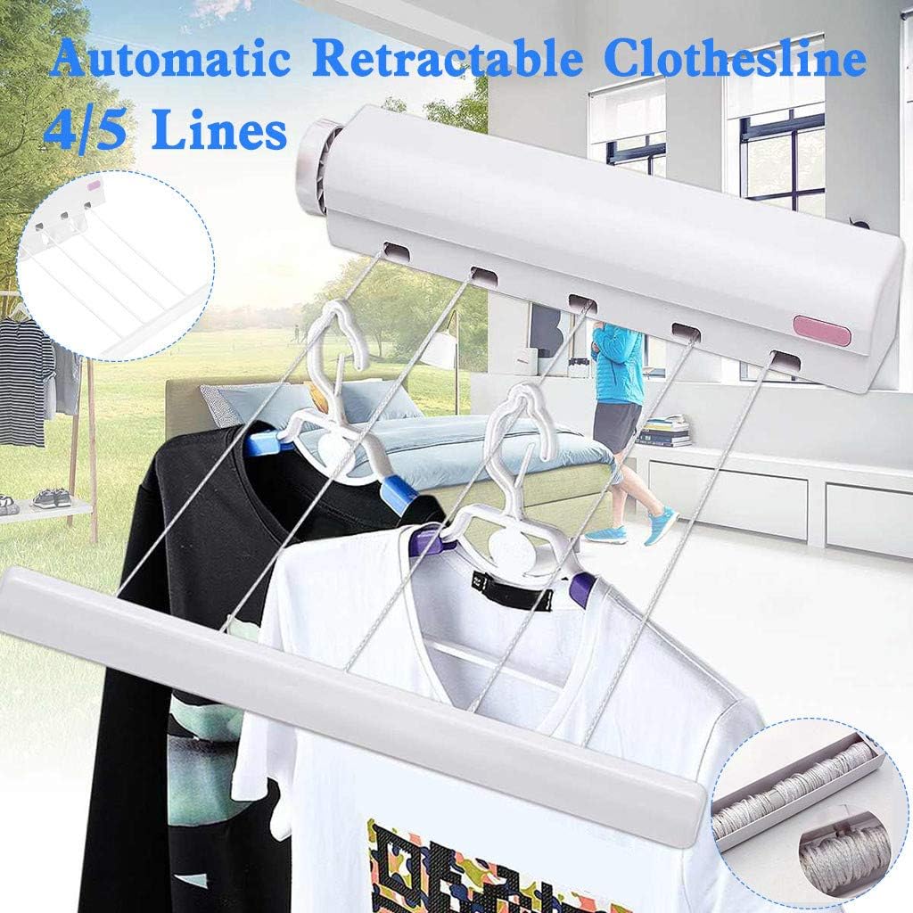 Automatic Retractable Cloth Drying Rope - Saadiq.pk