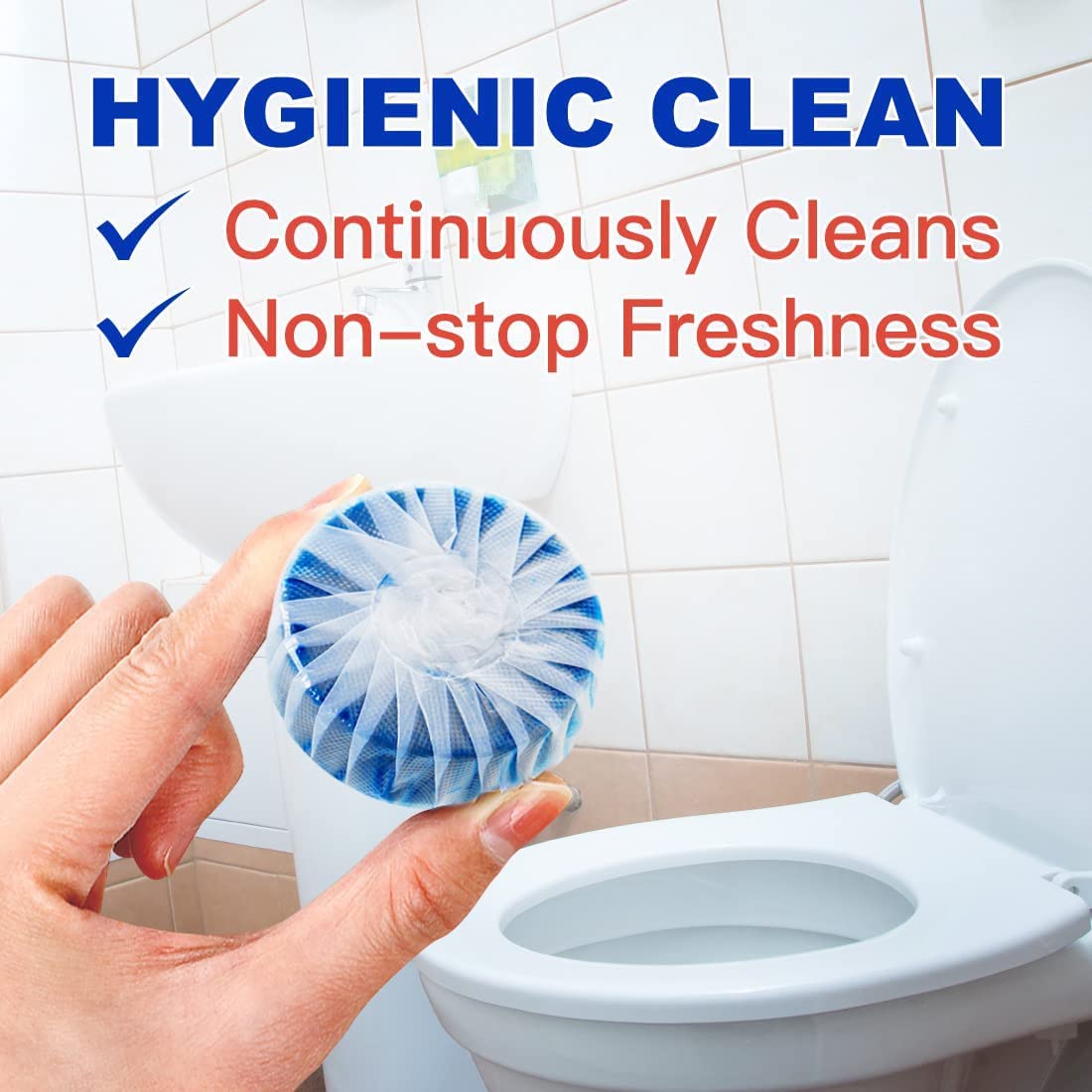 Automatic Toilet Cleaner Tablets Long Lasting Fresh Fragrance (10 Pack) - Saadiq.pk