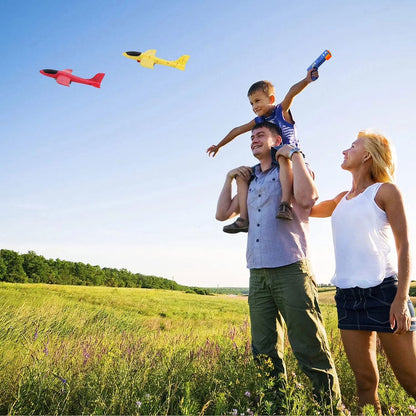 Airplane Launcher Gun for Kids - Foam Glider Airplane Launcher Gun for Kids