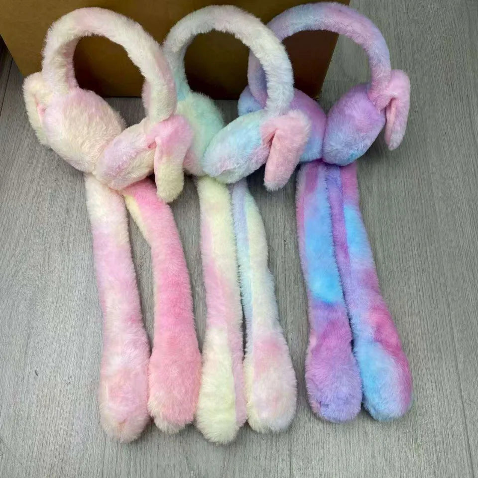 Cute Bunny Ear Warm Earmuffs for Kids | Soft Winter Ear Warmers