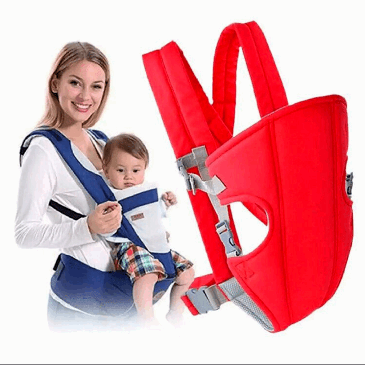 Baby Carrier – 4 - in - 1 Adjustable Ergonomic Infant Sling - Saadiq.pk