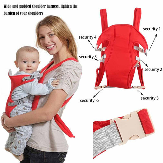 Baby Carrier – 4 - in - 1 Adjustable Ergonomic Infant Sling - Saadiq.pk
