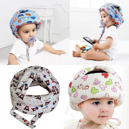 Baby Toddler Anti - Collision Protective Hat – Adjustable Safety Cap - Saadiq.pk