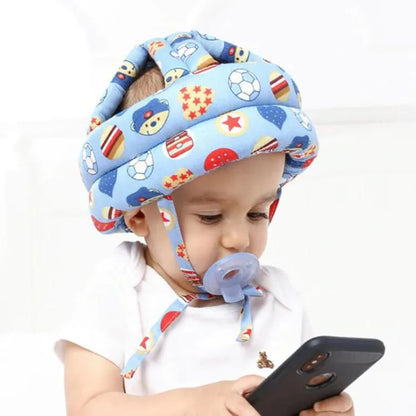 Baby Toddler Anti - Collision Protective Hat – Adjustable Safety Cap - Saadiq.pk