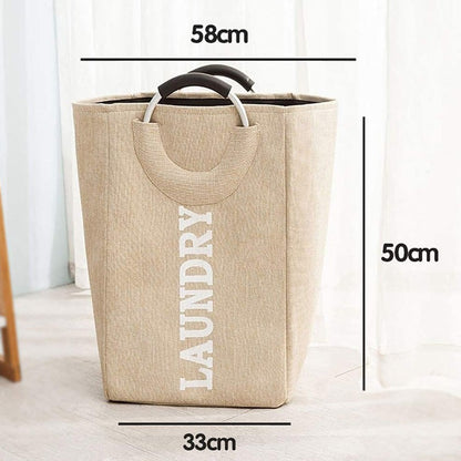Portable Folding Laundry Basket – Heavy Quality Clothes Organizer