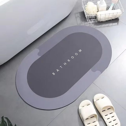 Bath Mat – Water Absorbent & Non - Slip Bathroom Floor Mat - Saadiq.pk
