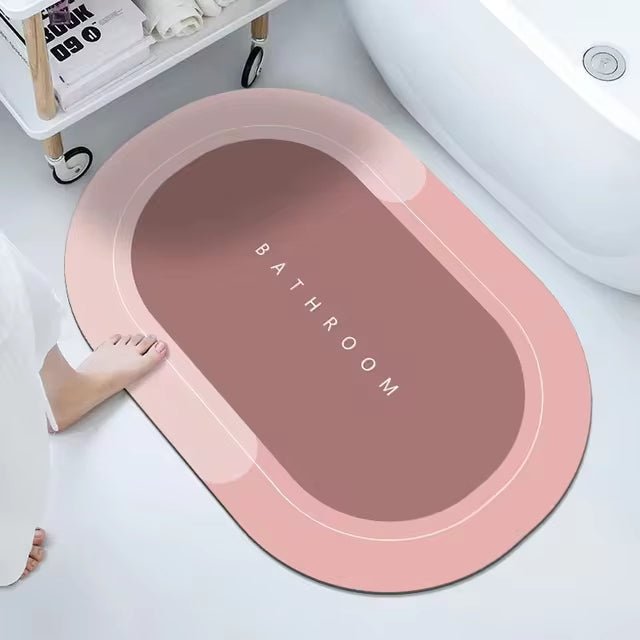 Bath Mat – Water Absorbent & Non - Slip Bathroom Floor Mat - Saadiq.pk