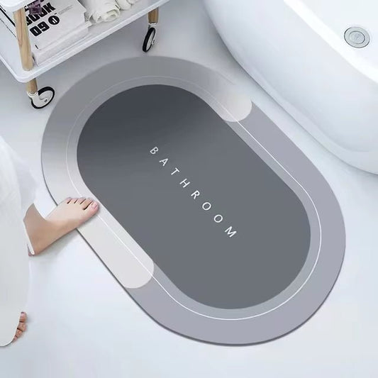 Bath Mat – Water Absorbent & Non - Slip Bathroom Floor Mat - Saadiq.pk