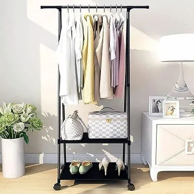 Multifunctional Cloth Rack With Wheels