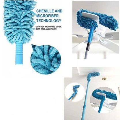 Bendable Microfiber Duster Foldable Multipurpose Cleaning Brush for Car, Home & Office Use - Saadiq.pk
