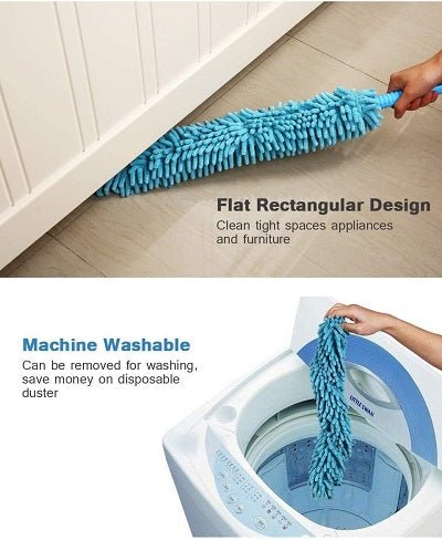 Bendable Microfiber Duster Foldable Multipurpose Cleaning Brush for Car, Home & Office Use - Saadiq.pk