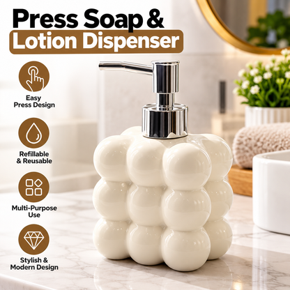 Press Soap & Lotion Dispenser