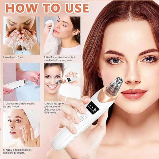 Blackhead Removal Machine – Skin Care & Pore Cleaner - Saadiq.pk