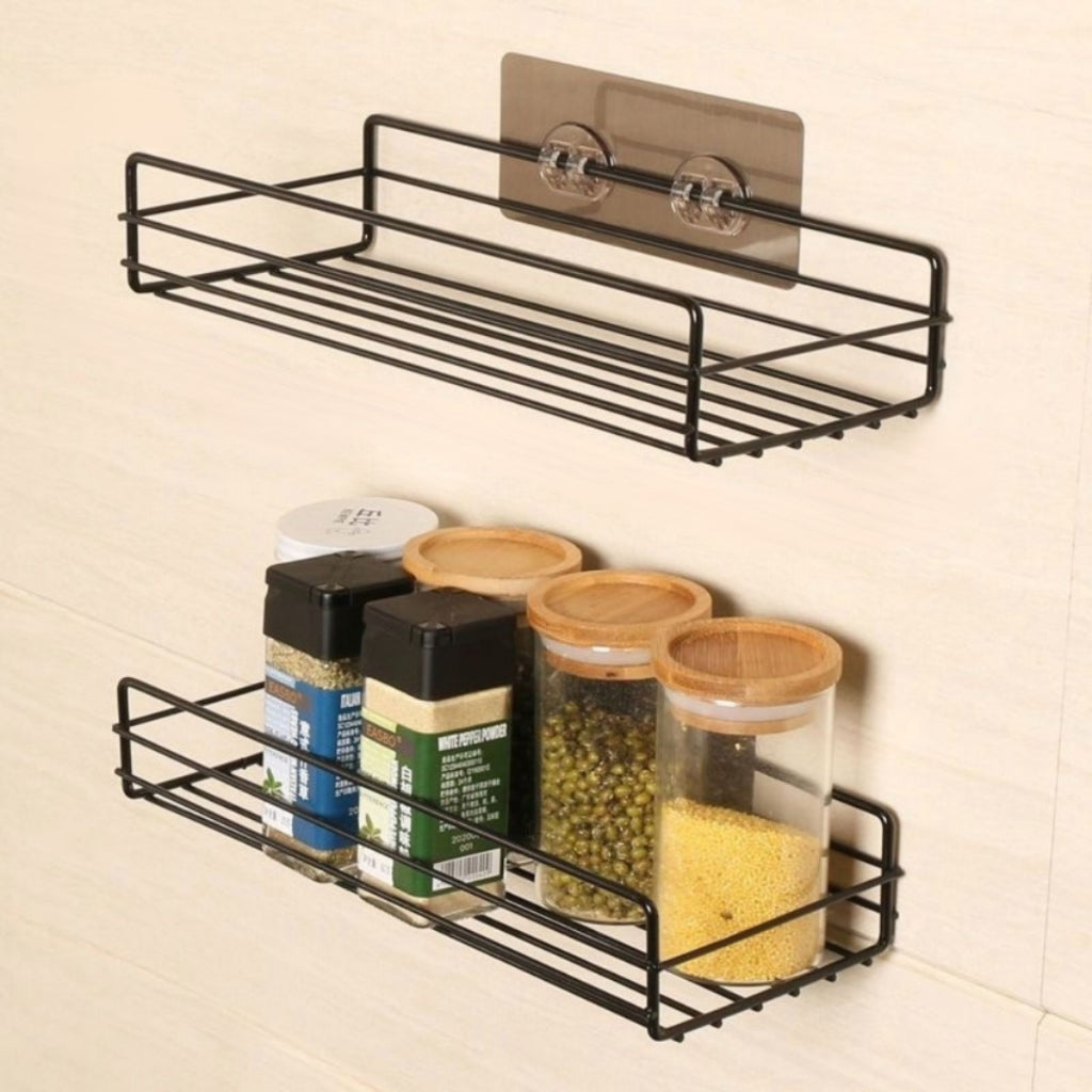 Self-adhesive Wall-Mounted Iron Shelf