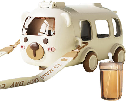 Bus Shape Water Bottle for Kids – Cute & Leak-Proof