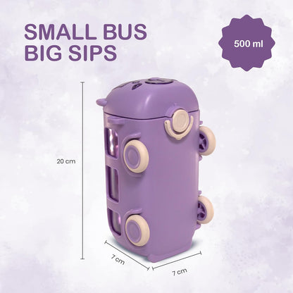 Bus Shape Water Bottle for Kids – Cute & Leak-Proof