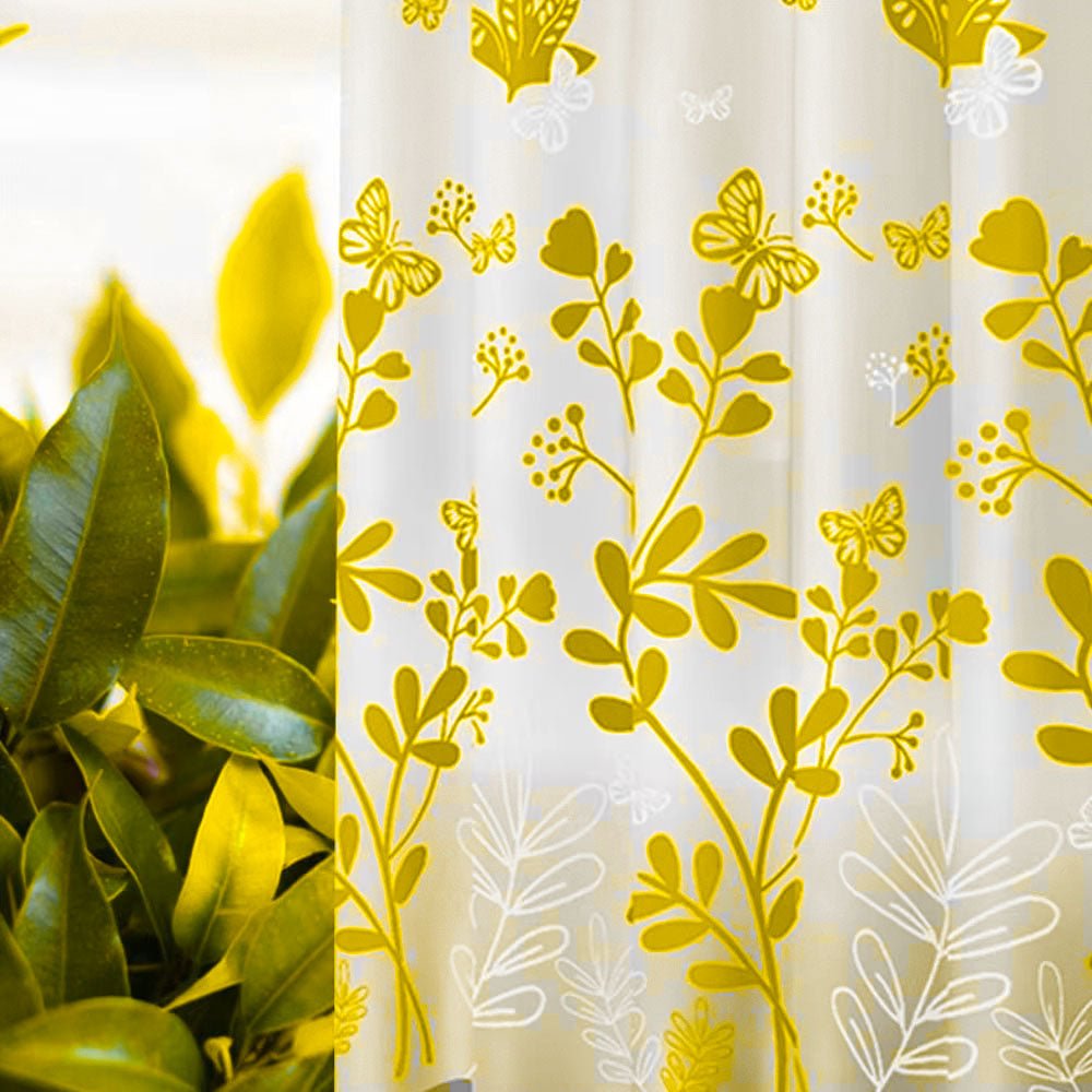 Butterfly Shower Curtain – Colorful Bathroom Decor, Waterproof Polyester - Saadiq.pk