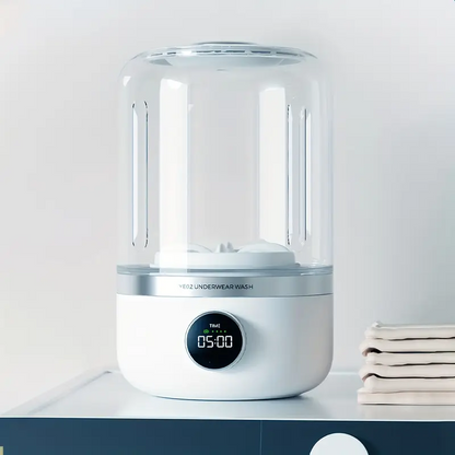 Mini Rechargeable Washing Machine – Portable Clothes Washer
