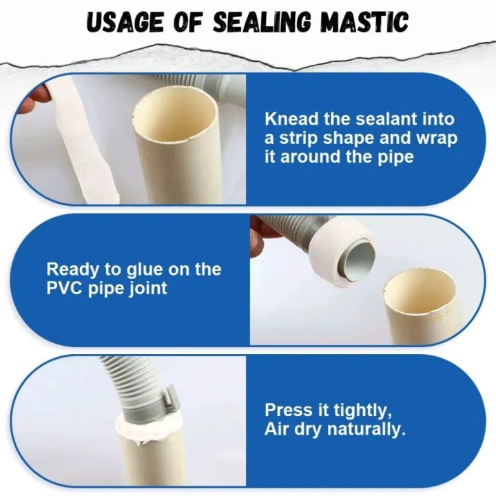 Quick Repair Clay Sealing Putty | Multi-Purpose Sealant Mud for Holes, Gaps & Cracks
