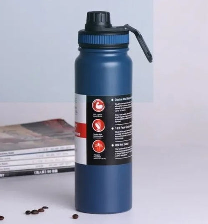 Stainless Steel Vacuum Bottle – 1000ml Insulated Water Flask