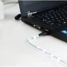 Cable Clips (Pack of 20) – Strong Adhesive Wire Organizer - Saadiq.pk