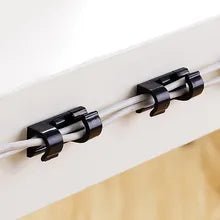Cable Clips (Pack of 20) – Strong Adhesive Wire Organizer - Saadiq.pk
