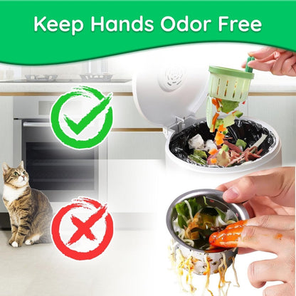 Cactus Sink Drain Basket | Kitchen Sink Strainer with Hands - free Waste Removal - Saadiq.pk