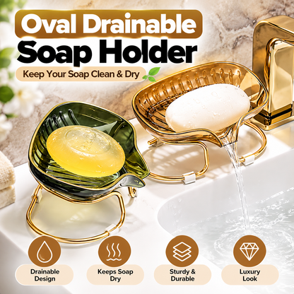Oval Drainable Soap Holder