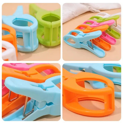12pcs Clothespins – Windproof Plastic Durable Laundry Clips