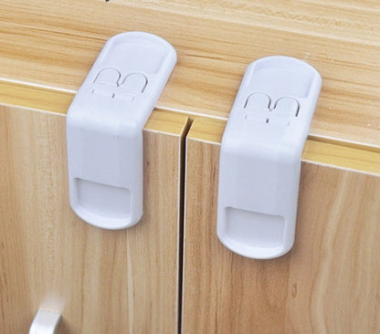Child Safety Drawer Lock (Pack of 2) – Baby Proof Cabinet, Drawer & Appliance Lock - Saadiq.pk