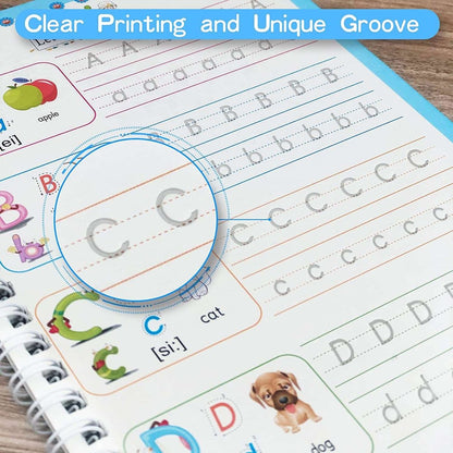 Children Practice Book – Sank Magic Handwriting Skills Copybook Set - Saadiq.pk