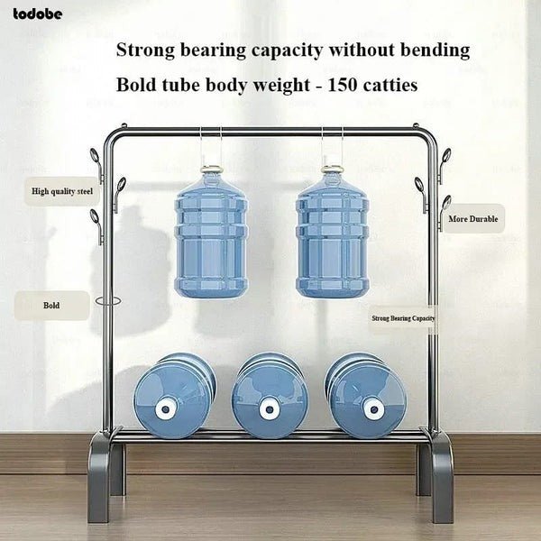 Cloth Hanging Stand with Wheels – Portable Garment Rack Organizer - Saadiq.pk