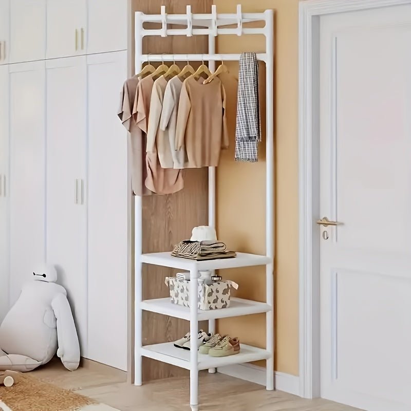 Corner Cloth Rack – Space - Saving Clothes Organizer for Home - Saadiq.pk