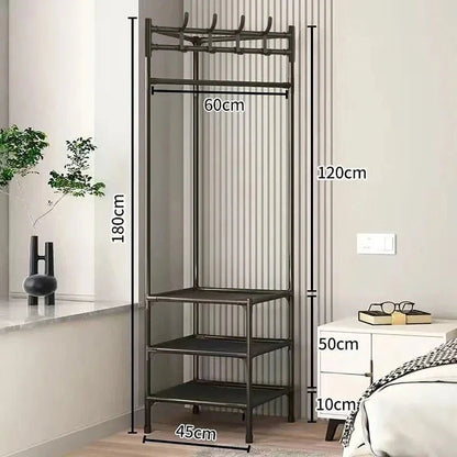 Corner Cloth Rack – Space - Saving Clothes Organizer for Home - Saadiq.pk